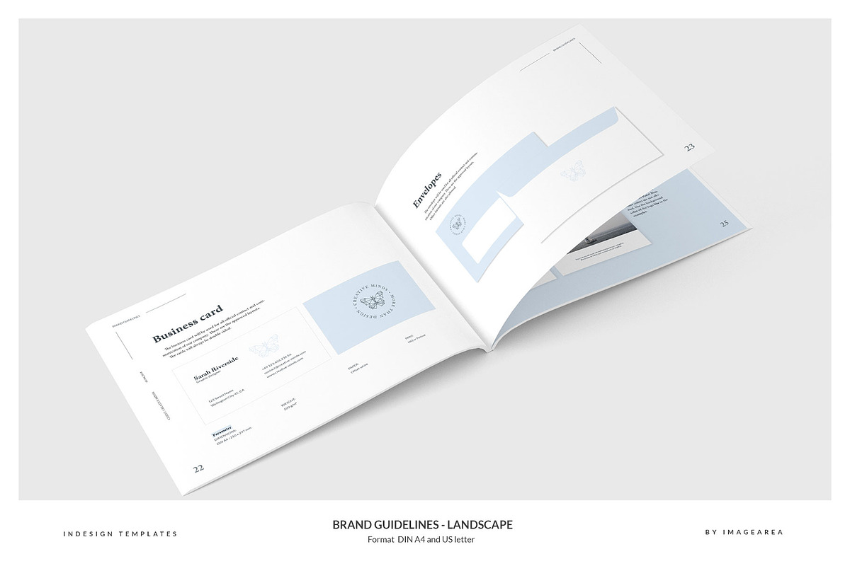 Brand Guidelines - Landscape, a Brochure Template by Imagination Area (Photo 9 of 13)