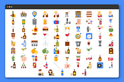 85 Cocktail Bar Icons, a Solid Icon by Flat Icons (Thumbnail 7 of 7)