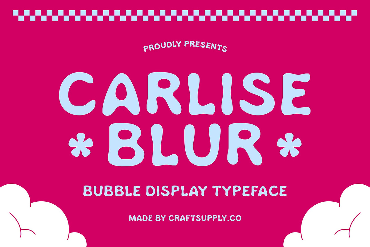 Carlise Blur, a Sans Serif Font by Craft Supply Co. (Photo 1 of 8)