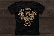 Motorcycle vector design set #1, a Branding & Logo Template by Harry Kasyanov (Thumbnail 10 of 11)
