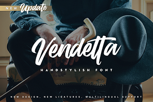 Vendetta Handstylish Font