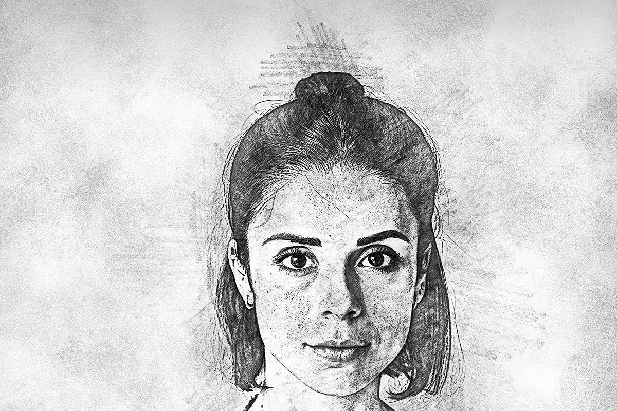 Chalk Sketch Photoshop Action, an Action Add-On by UnicDesign (Photo 7 of 12)
