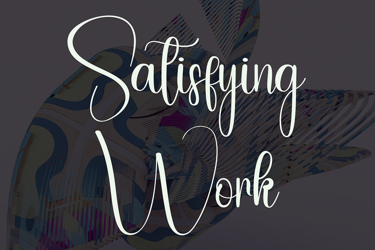 Satisfy, a Handwritten Font by FreshTypeINK (Photo 5 of 8)