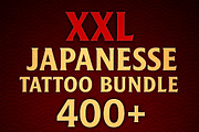 XXL Japanese Tattoo Procreate Bundle, a Brush Add-On by ProcreateInk (Thumbnail 1 of 10)