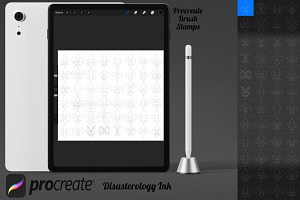 Fleur De Lis Set 1 Procreate Brush