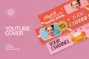 Food Theme Youtube Cover, a Social Media Template by graphicook