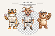 Sarcastic Animal Baseball, an Illustration by Artnoy (Thumbnail 3 of 8)