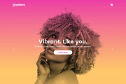 Gradient Tumblr Theme, a Websites & App Template by Themelantic (Thumbnail 1 of 7)