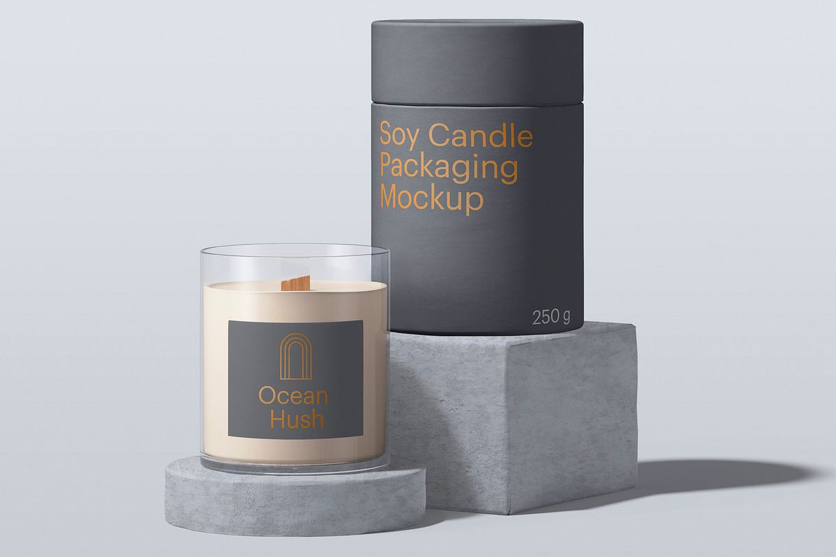 Candle Packaging Mockup Set, a Packaging Mockup by GraphicWave (Photo 4 of 9)