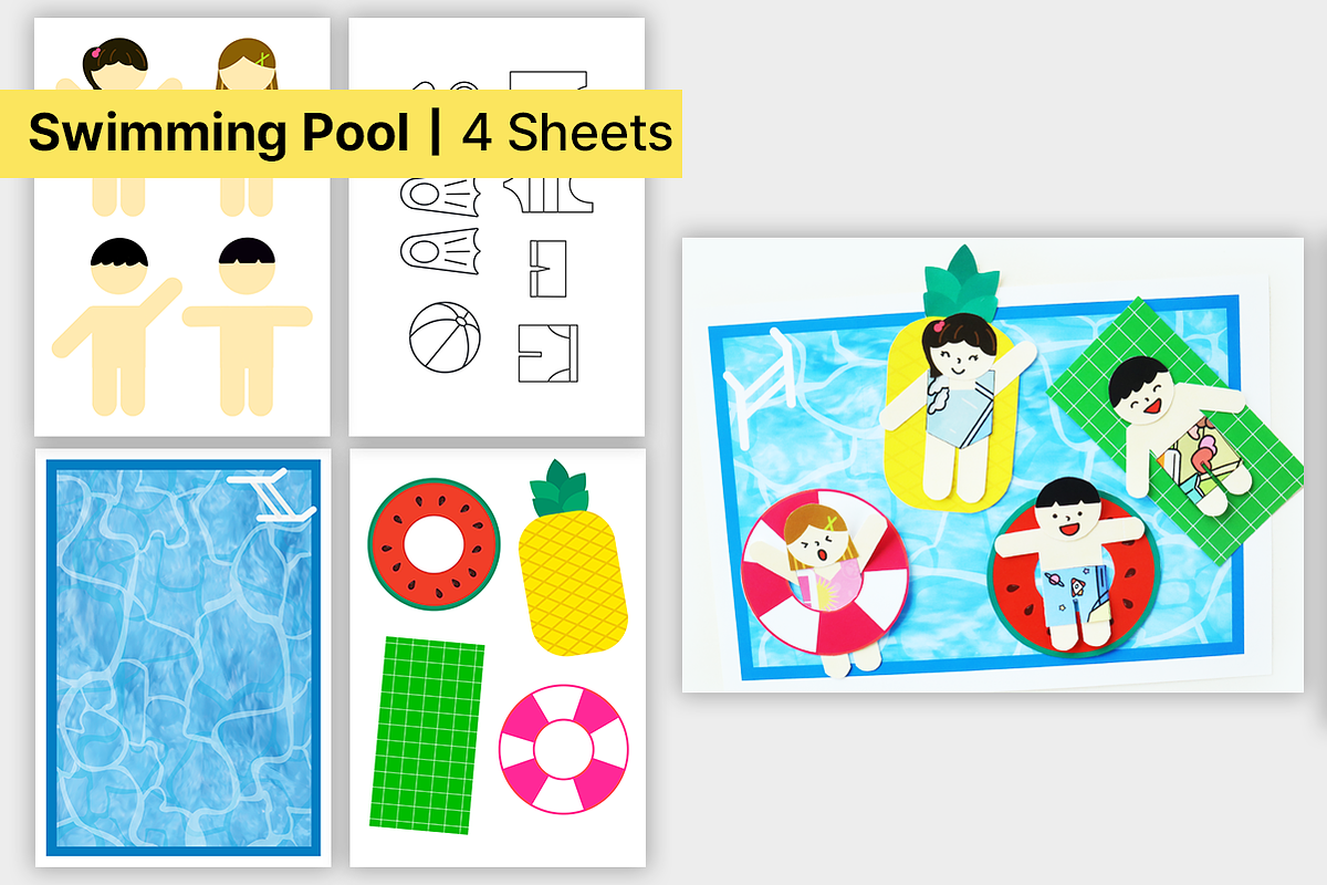 10 Summer Beach Art Activities, an Education Illustration by DRAWINART (Photo 11 of 11)