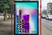 Warsaw Citylight Ad Bus Stop 11 v1, an Advertising Mockup by Graphic Shelter (Thumbnail 7 of 7)