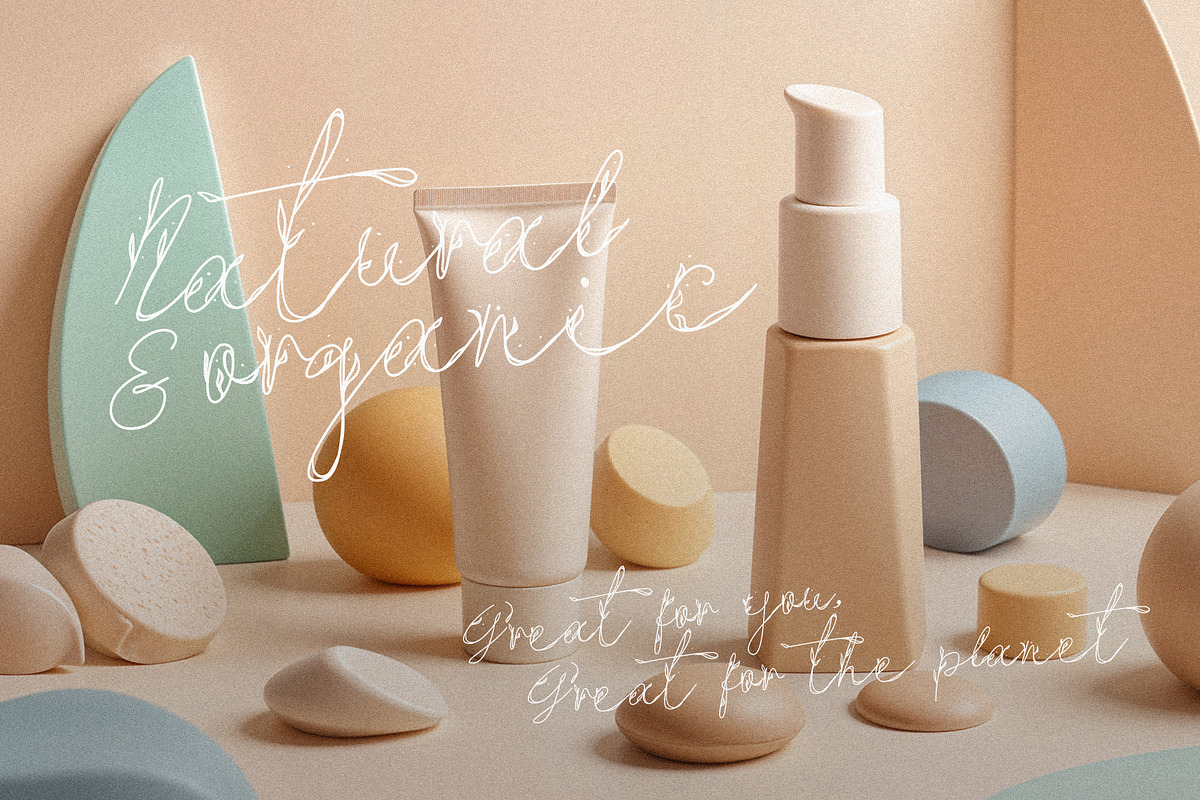 Tiny Twig - Botanical Display Font, a Handwritten Font by AndrewPixelType (Photo 2 of 7)