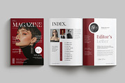 Fashion Magazine Template, a Magazine Template by Cleffon_Graphic_Studio (Thumbnail 4 of 14)