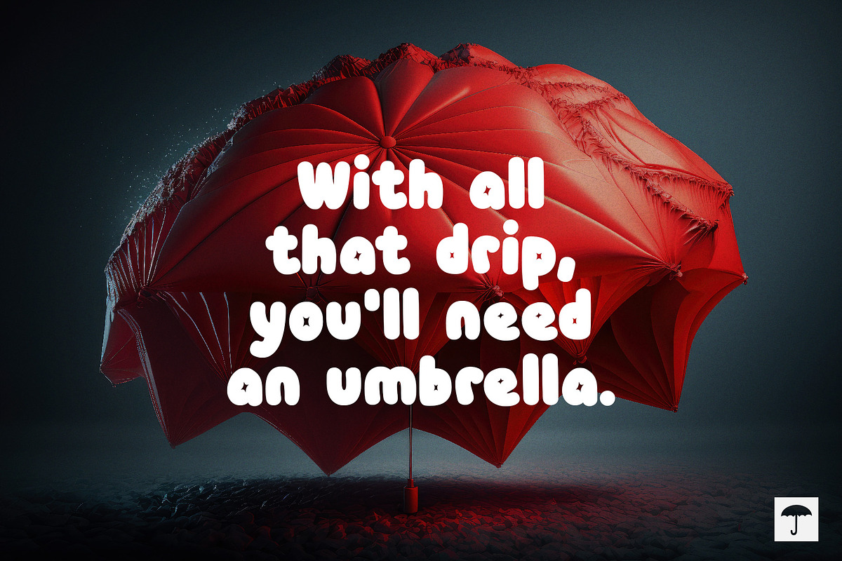 Double Bubble 3D Typeface, a Sans Serif Font by HipFonts (Photo 6 of 8)