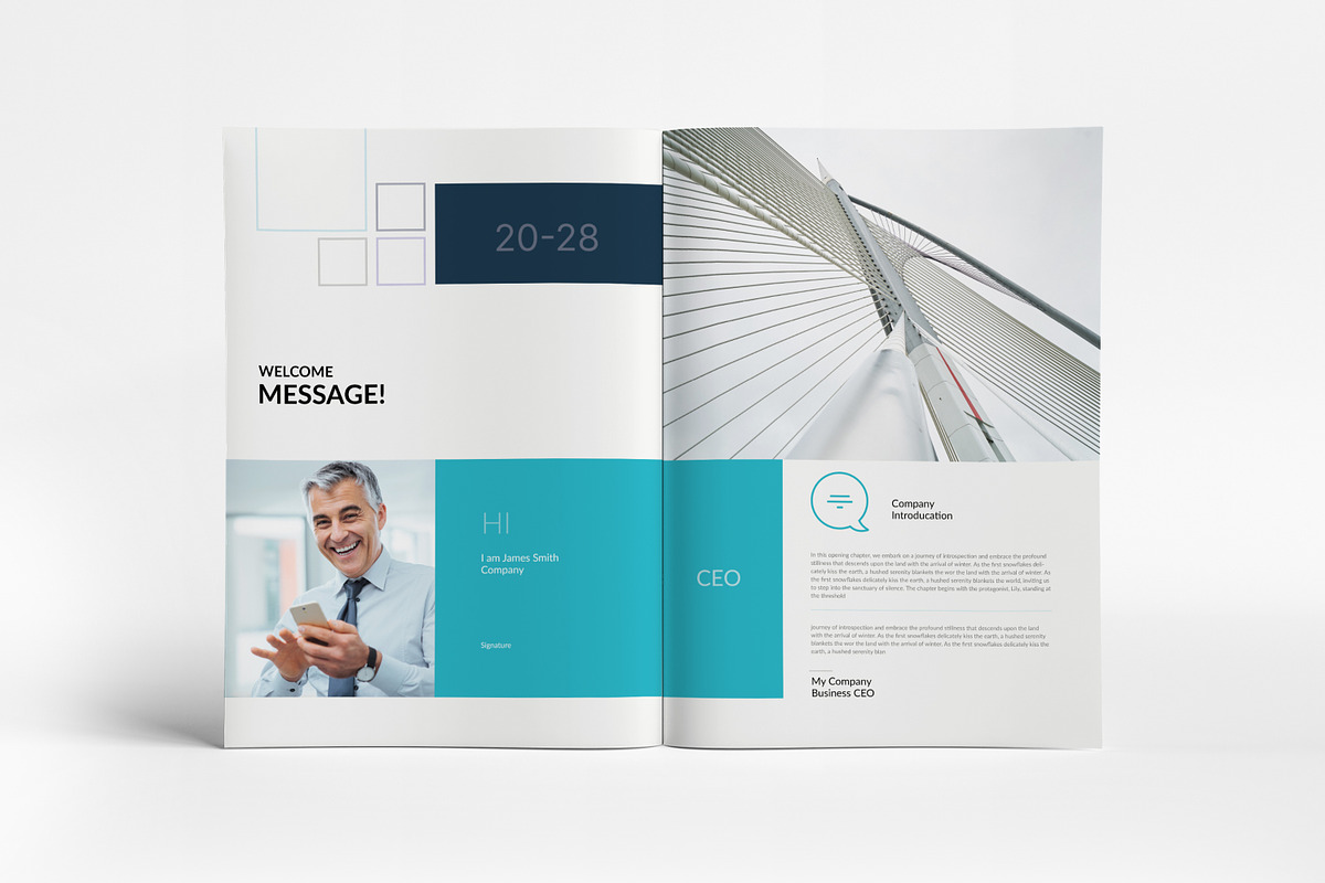 Company Profile Template I Canva, a Brochure Template by PixWork (Photo 3 of 9)