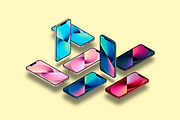 Phone 13 - 20 Mockups Scenes, an iPhone Mockup by Asylab (Thumbnail 27 of 38)