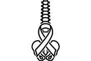 Black Awareness Ribbon Icon Set, a Healthcare Illustration by Artivon (Thumbnail 12 of 51)
