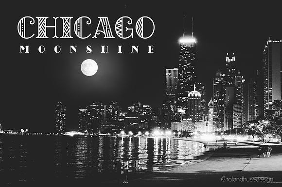 Chicago Moonshine Art Deco Serif preview 6