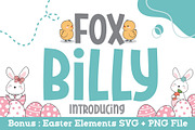 Fox Billy Font, a Handwritten Font by Fox7 By Rattana (Thumbnail 1 of 10)