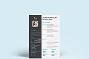 Professional Resume CV Template, a Resume Template by Blackcloud_Creations (Thumbnail 5 of 7)