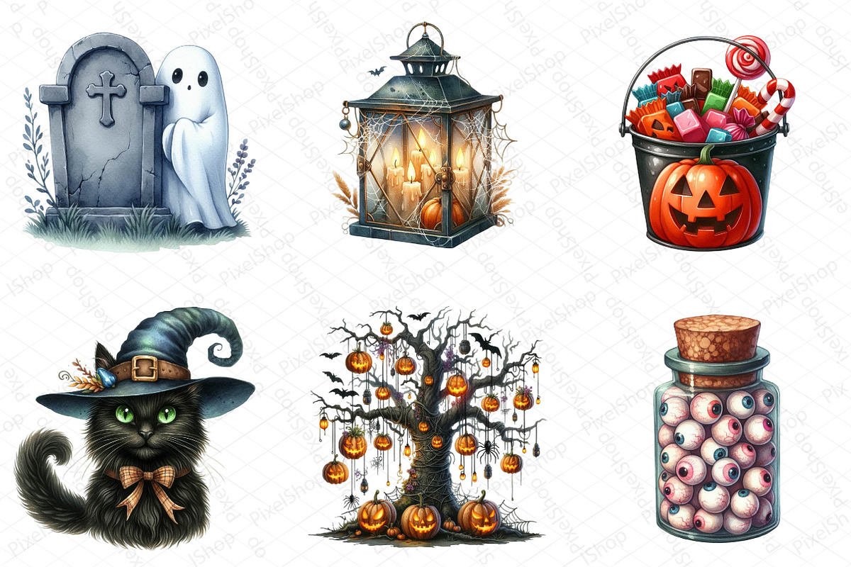 Halloween Sublimation Bundle Png, an Illustration by DreamPrint404 (Photo 3 of 6)