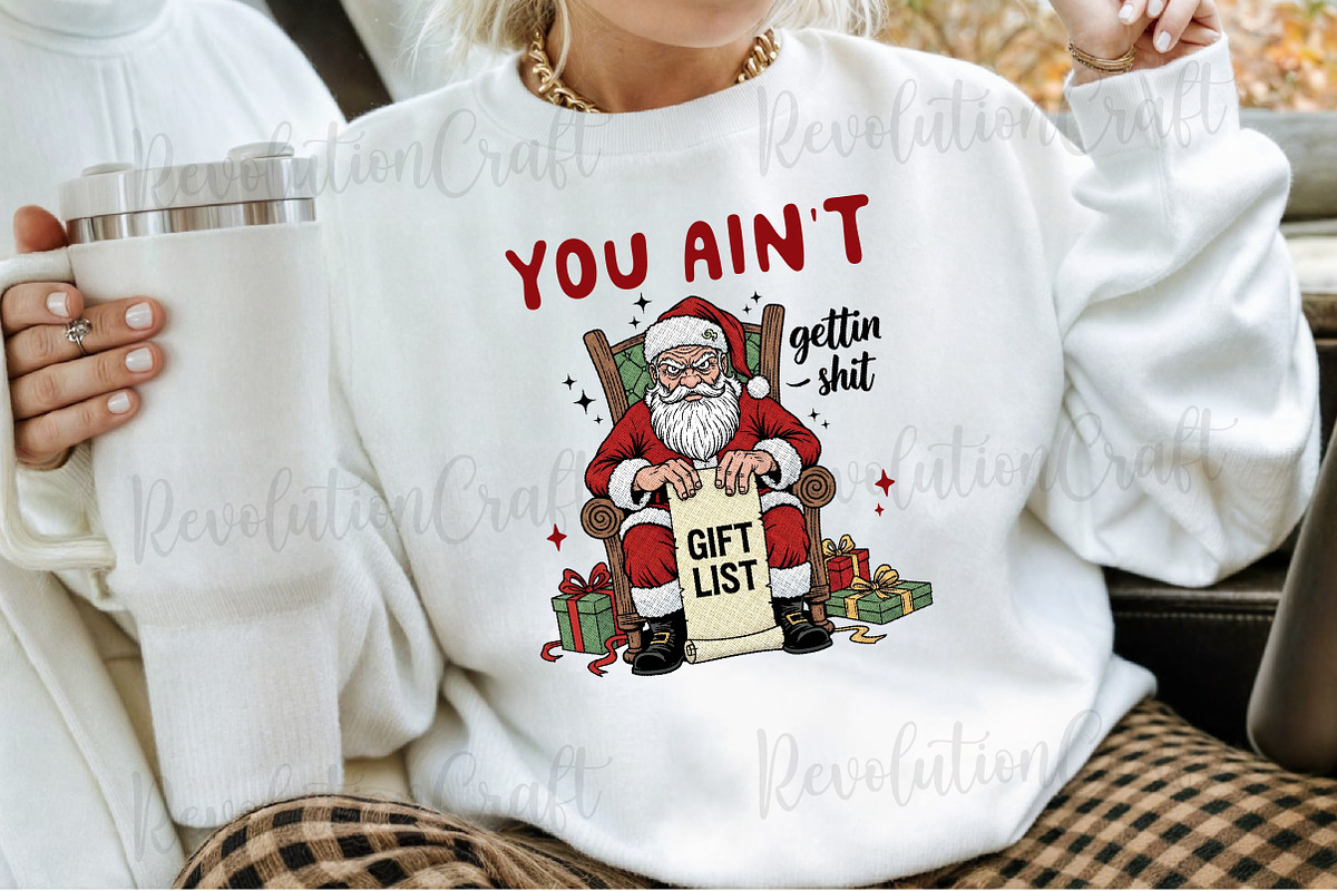 You Ain’t Getting, Christmas Santa, an Illustration by OK Design (Photo 3 of 4)