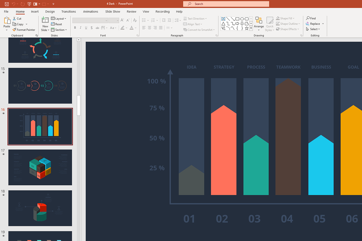 Modern Presentation Template, a Presentation Template by Infographics project (Photo 12 of 12)