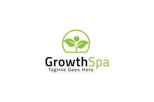 Growth Spa Logo Template