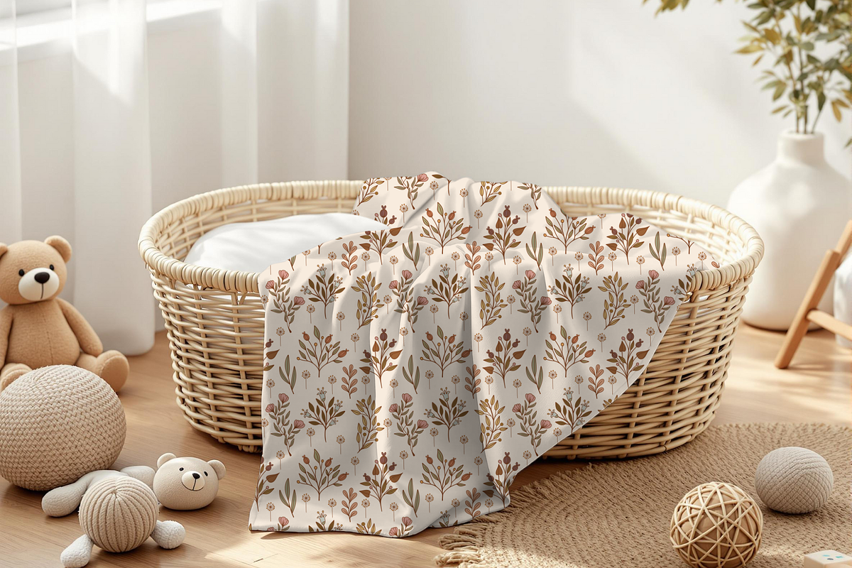 Rustic Blooms Seamless Pattern, a Pattern Graphic by OwlAndFern (Photo 5 of 14)
