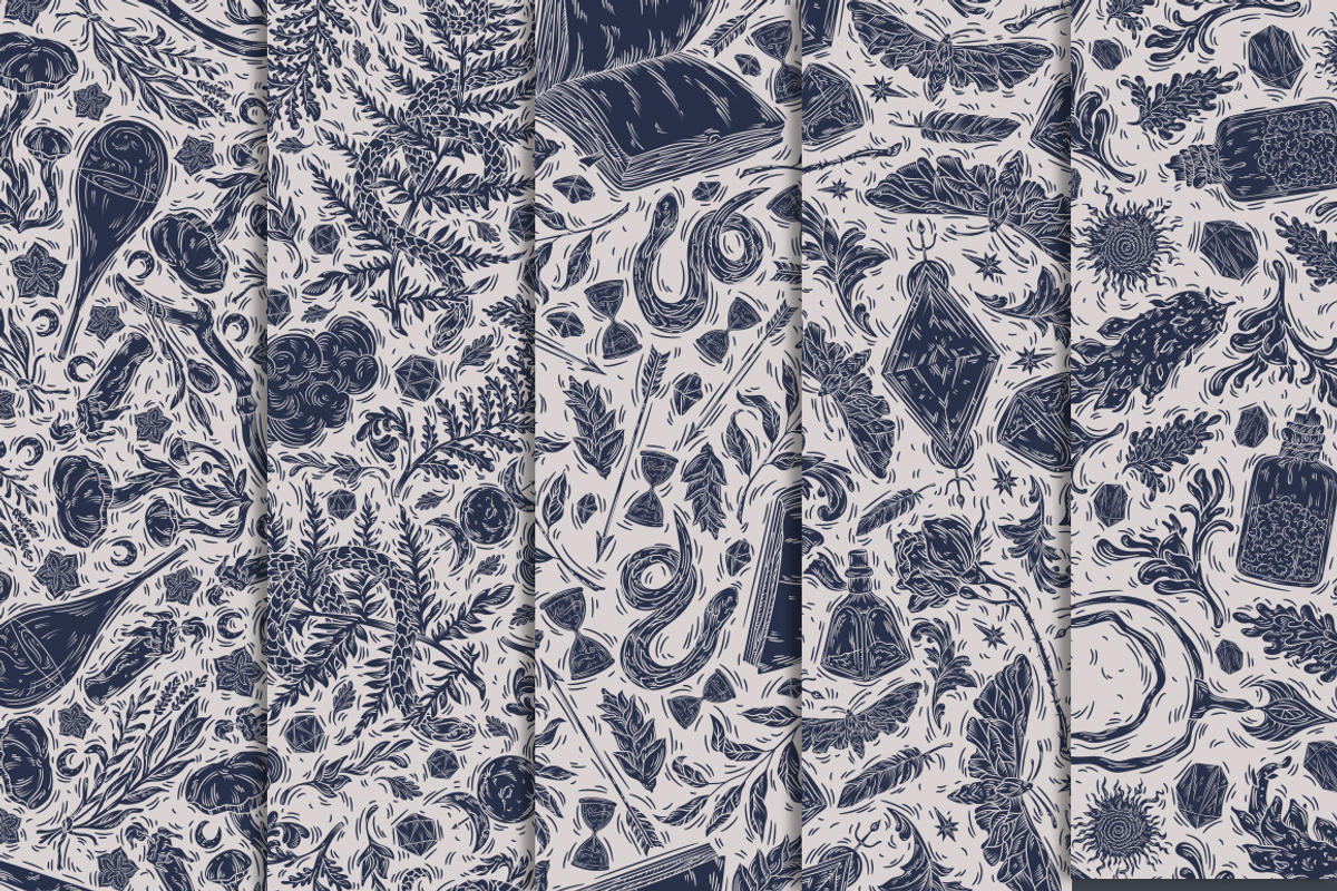 The Alchemical Mystery collection, a Pattern Graphic by Piñata (Photo 15 of 15)