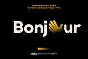 Mallio – Rounded Modern Display Font, a Sans Serif Font by Drizy (Thumbnail 2 of 10)