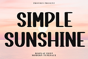 Simple Sunshine, a Script Font by InermediaSTUDIO (Thumbnail 1 of 6)