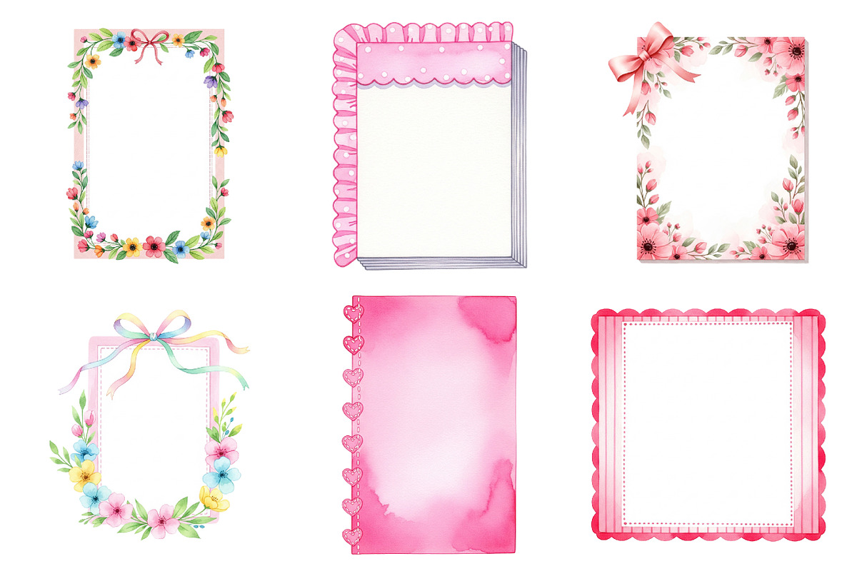 Border Frame Coquette, a Seasonal Illustration by Daily.Designs (Photo 3 of 5)