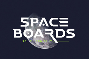 Space Boards - Sci-Fi Logo Font