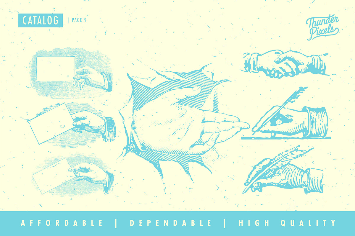 Hand Pointers & Indexes - BRMV 01, an Illustration by Thundr Co. (Photo 11 of 12)