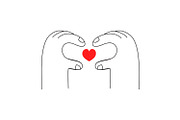 Valentines Day Heart Characters, a Healthcare Illustration by the_myro (Thumbnail 21 of 21)