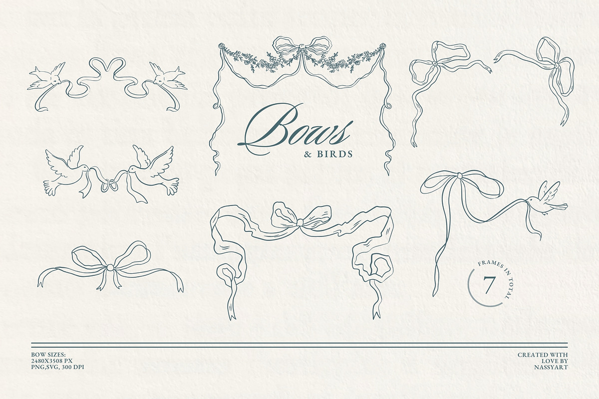 Vintage Chinoiserie Frame Collection, an Illustration by NassyArt (Photo 18 of 22)