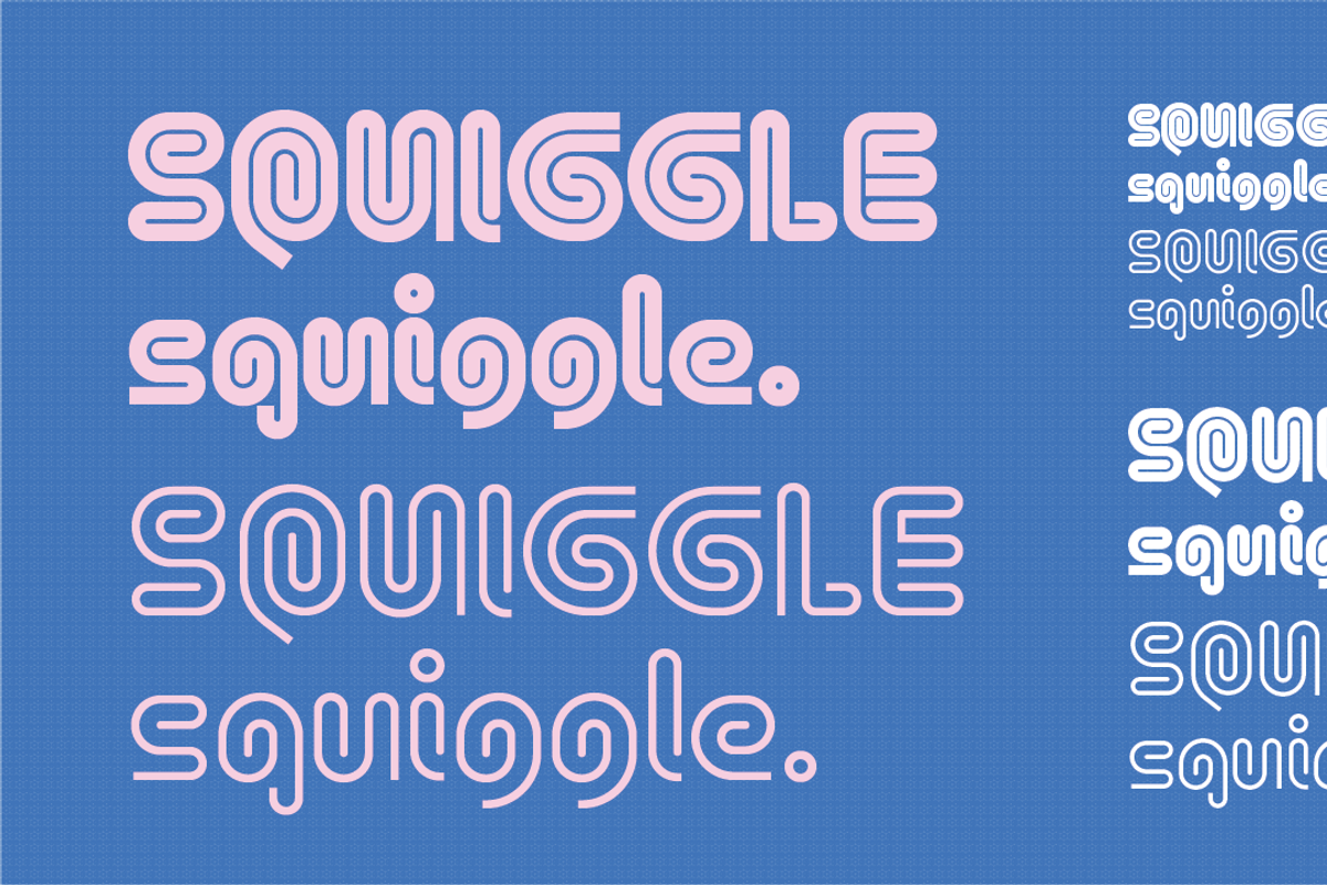 Squiggle, a Font by HeadFirst (Photo 12 of 13)