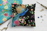 Seamless patterns .Peacocks  Flower, a Pattern Graphic by MitrushovaArt (Thumbnail 9 of 10)