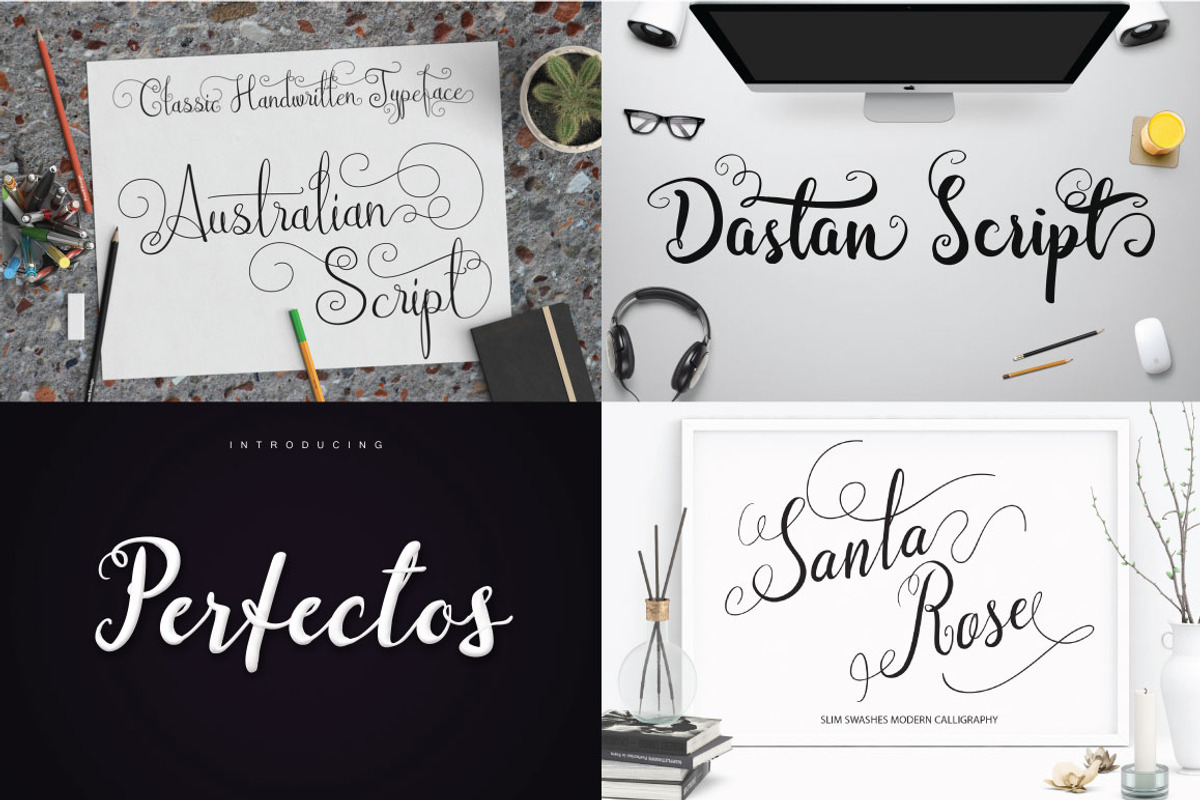 Mega Sales 62 Unique Fonts Bundle, a Script Font by Royaltype (Photo 5 of 18)