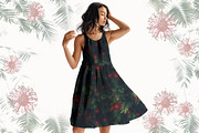 Elegant Tropical Floral Pattern, a Pattern Graphic by StudioGlouna (Thumbnail 4 of 5)