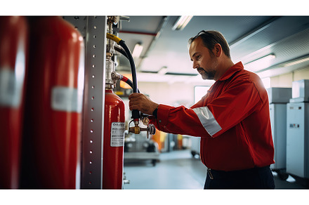 alarm fire protection system ai, a Technology Photo by pikepicture