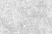 City map pattern, a Pattern Graphic by AlexZeL (Thumbnail 2 of 6)