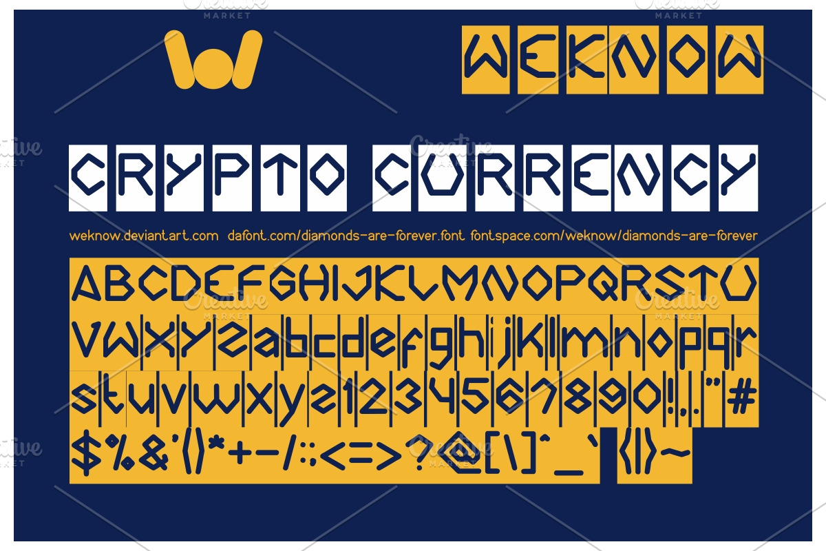 diamond are forever font preview 6