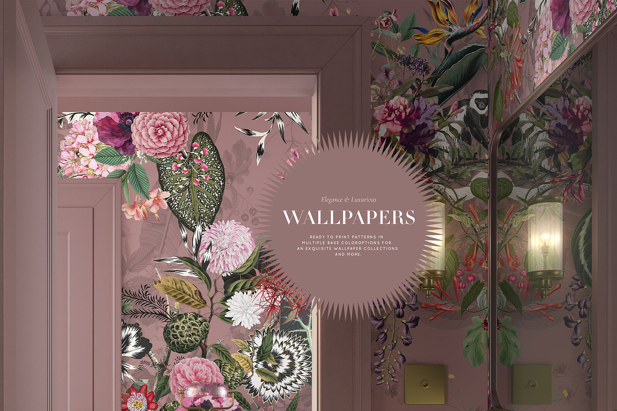 Elegance of Flowers!, a Pattern Graphic by Pink Linen (Photo 7 of 11)