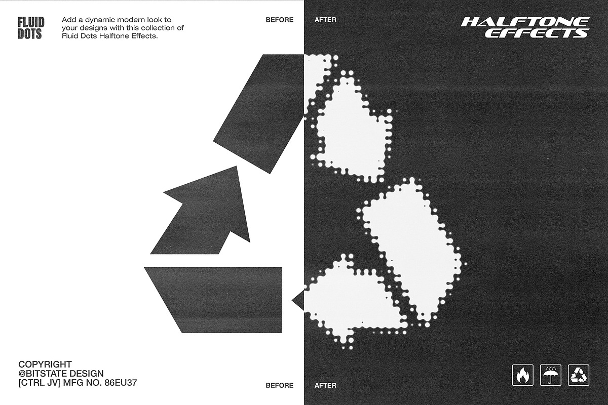 Fluid Dots Halftone Effect, a Layer Style Add-On by Bitstate Design (Photo 3 of 4)