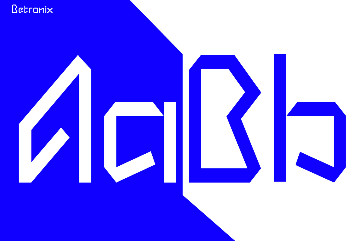 Betronix - Futuristic Font, a Symbol Font by NuType (Photo 3 of 12)