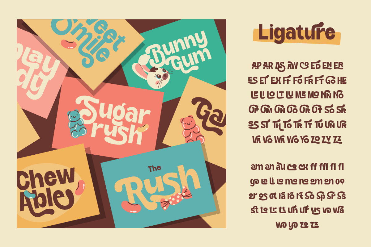 Gamiber, a Sans Serif Font by Burntilldead (Photo 4 of 12)