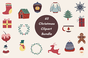 Retro Christmas Sublimation Bundle, a Decorative Illustration by ClipArtTime