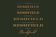 Reshfield; Vintage Script and Script, a Script Font by Eko Bimantara (Thumbnail 5 of 9)